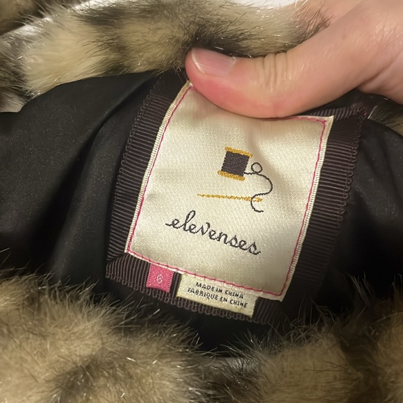 Elevenses Faux Fur Leopard Print Coat - Picture 4 of 6